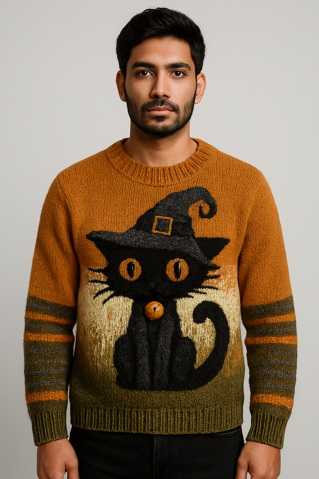 Witch Cat Magic Sweater