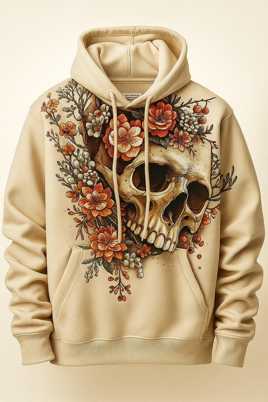 Floral Skull Bloom Hoodie