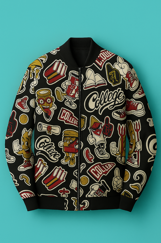 Campus Cartoon Varsity Bomber