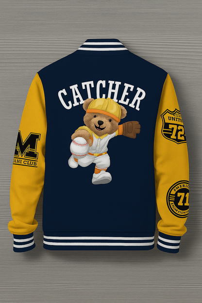 Yellow Jacket with Bear Patch